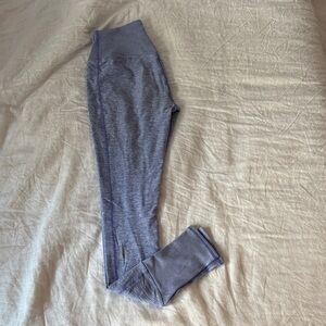 ALO Yoga Heathered Blue Seamless Leggings